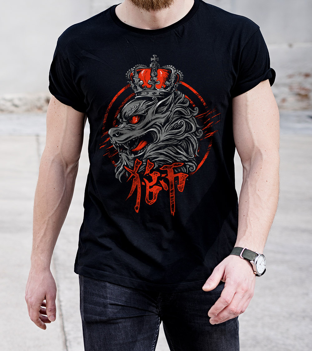 Camiseta geek Leão Guardião Shishi Mitologia Chines Japones - Dragon Store
