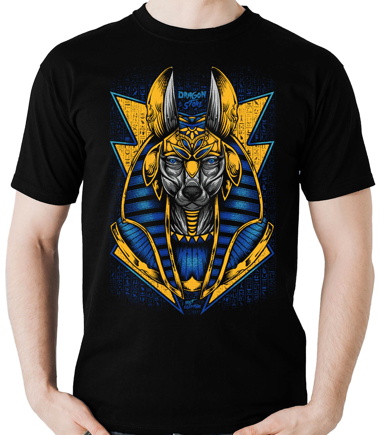 Kit 10 camisetas masculinas atacado Anubis - Mitologia Egito - Dragon Store