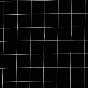 Tecido Tricoline Estampado - Grid Preto e Branco - 50cm X150cm