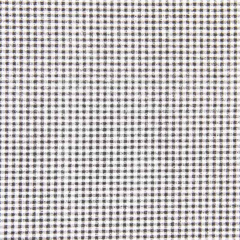 Tecido Tricoline Estampa - Mini Xadrez Preto e Branco - 50cm X150cm
