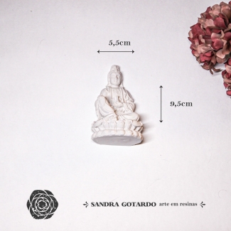 Aplique Resina Buda -DC015 - Sandra Gotardo