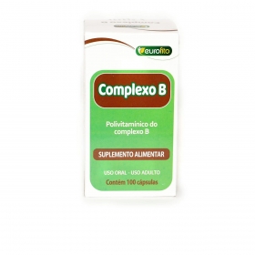 Complexo B 500mg (Concentrado C/ B12) - 100 cápsulas- Eurofito