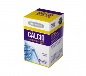 Ultrafitos 600 (Cálcio C/ Vitamina D3) - 60 cápsulas - Ultrafitos