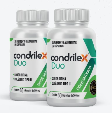 CONDRILEX DUO - CONDROITINA + COLAG. TIPO 2 COM 60CAPSULAS