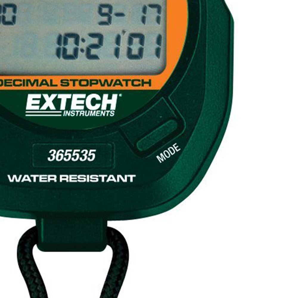 Cronômetro e Relógio Decimal a Prova de Água Extech 365535 (Refurbished) - MRE Ferramentas