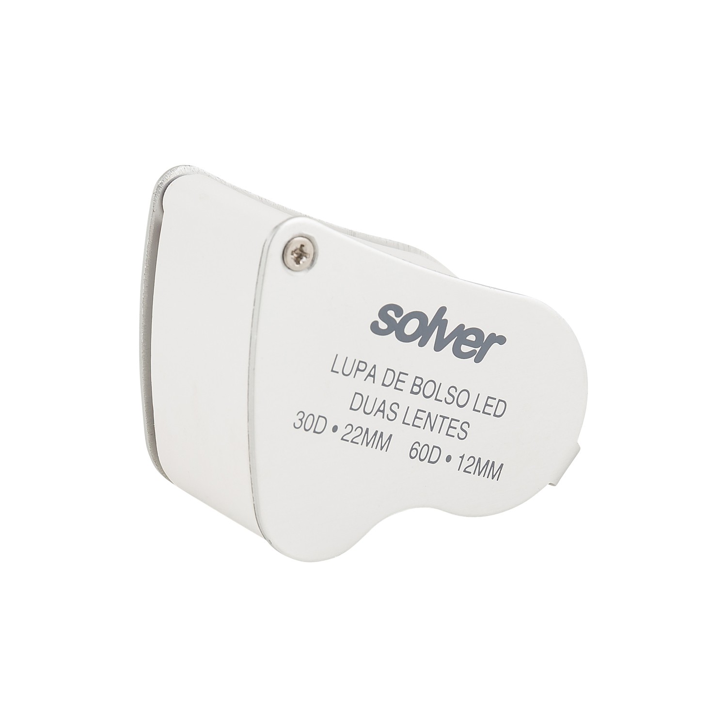 Lupa de Bolso Dupla 30X e 60X LED Solver SLD-132 - MRE Ferramentas