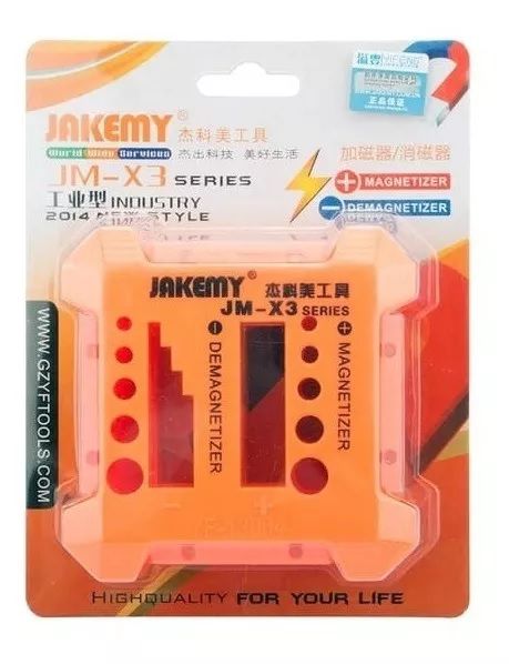 Magnetizador e Desmagnetizador de Chaves Manuais Portátil Jakemy JM-X3 - MRE Ferramentas