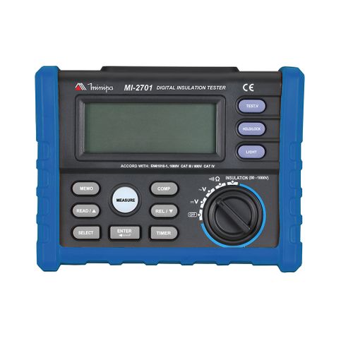 Megômetro Digital Minipa MI-2701A  - MRE Ferramentas