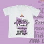 Camiseta Adulto -  O Preceito que habita em mim rosa