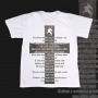 Camiseta Adulto -  São Jorge - Oração e Cruz preta