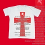 Camiseta Adulto -  São Jorge - Oração e Cruz vermelha
