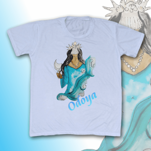 Camiseta Infantil - Iemanjá Aquarela