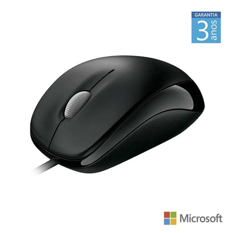 Mouse Microsoft Compact500 USB Preto
