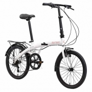 Bicicleta Dobrável Durban Eco+ Aro20 Freios V-brakes Branca