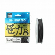 Linha Multifilamento Shimano Kairiki 0.28mm 40lb 300m Cinza