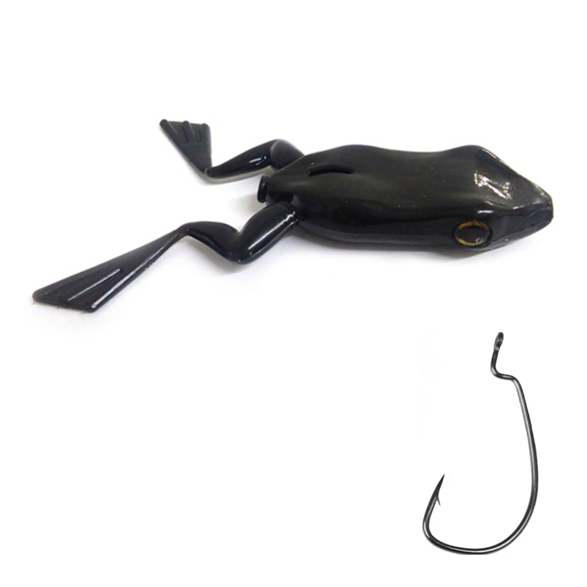 Isca Artificial Monster 3X X-frog Top Water + 1 Anzol Ewg