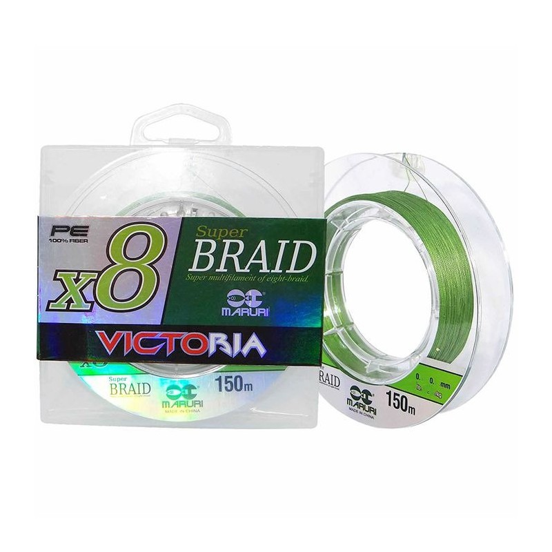 Linha Multifilamento Maruri Victoria Super Braid X8 0,20mm 24lb 150m
