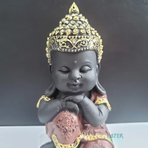 Buda Estatueta Sonhador Pensador - Resina  - Lazer e Estilo