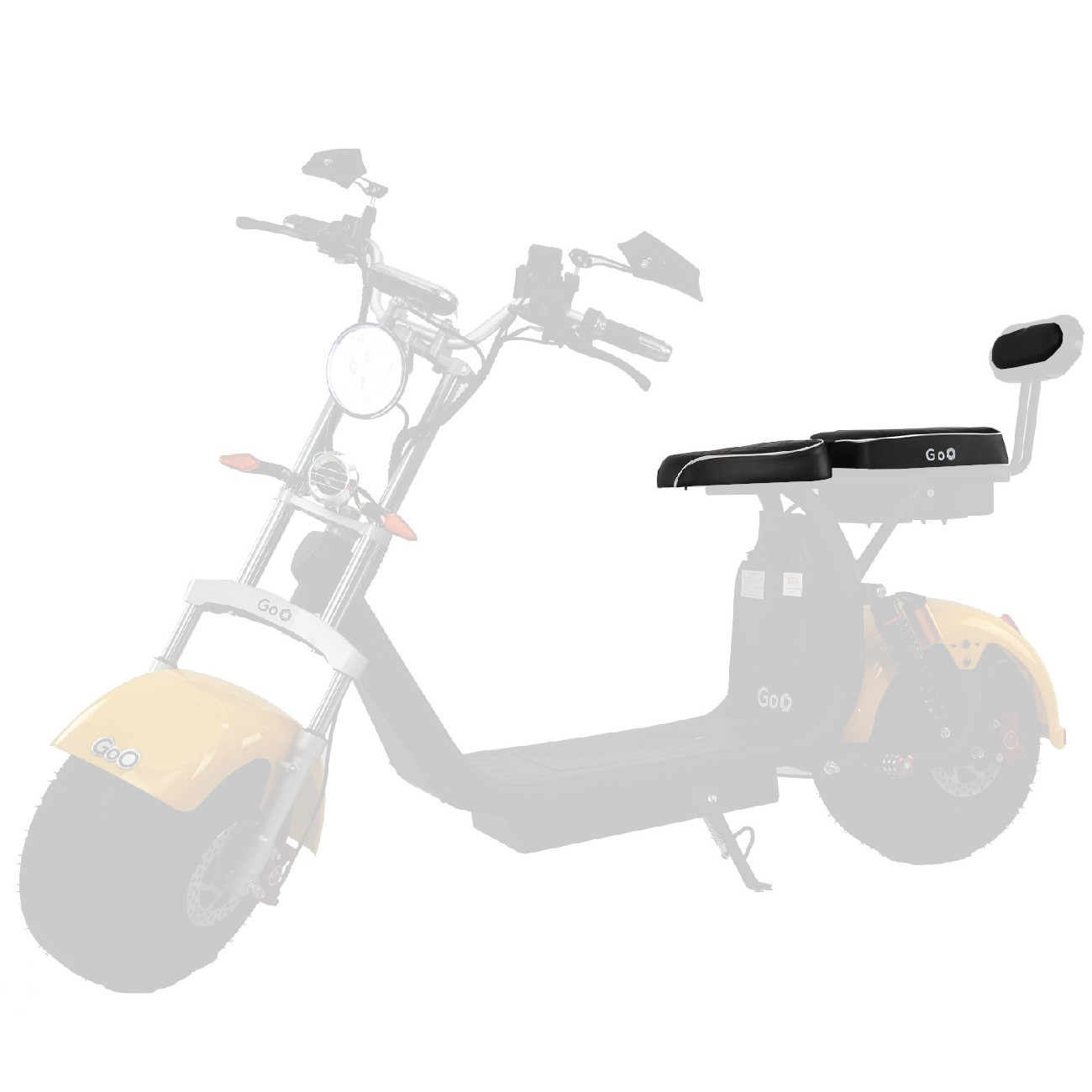 KIT Banco X10 personalizado scooter eletrica citycoco x11 x12