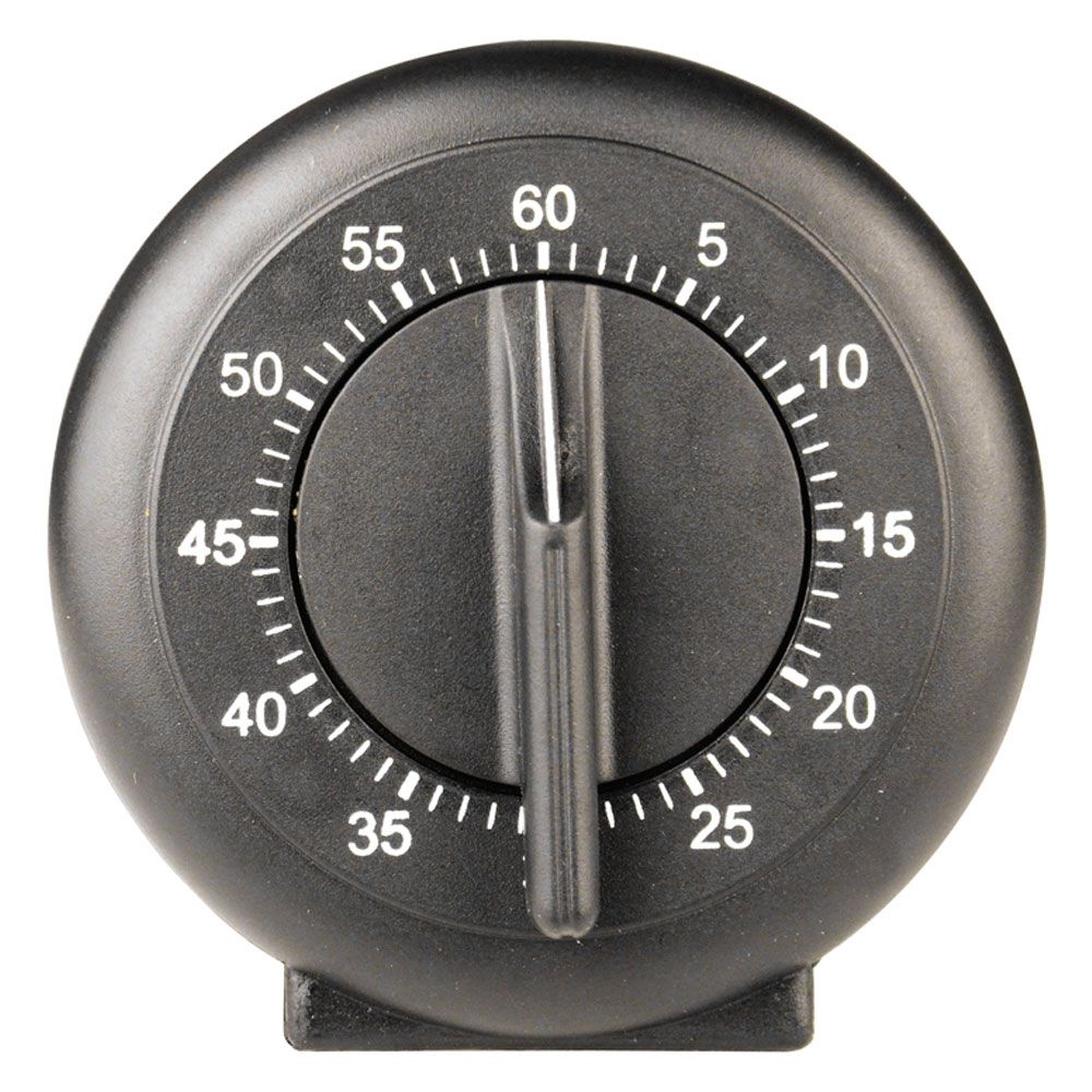 Temporizador Timer Analógico 60 Minutos Series KT26 Preto