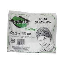 Touca Sanfonada Black PROTDESC 100un