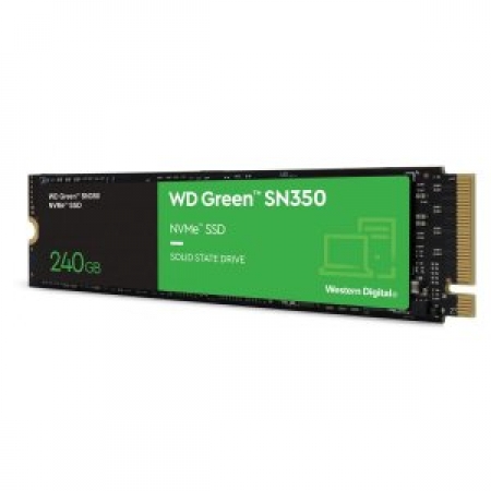 SSD WD Green PC SN350 240GB, PCIe, NVMe, Leitura: 2400MB/s, Escrita: 900MB/s
