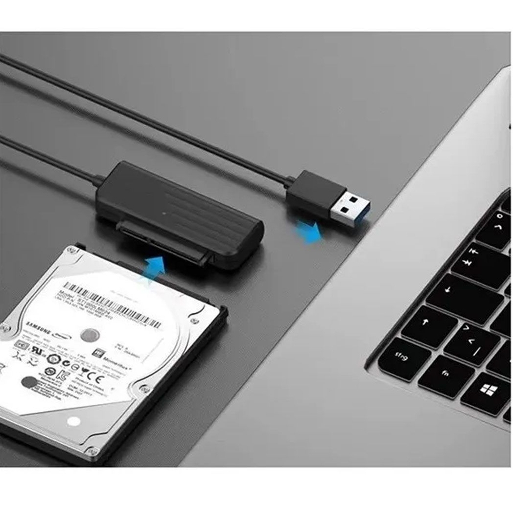 Cabo Conversor Adaptador para SSD/HD 2.5 Notebook USB 3.0 6TB