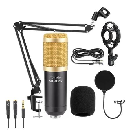 Microfone Condensador Tomate MT-1026