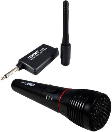 Microfone Sem Fio Le-996w Lelong Completo Profissional Uso Geral 