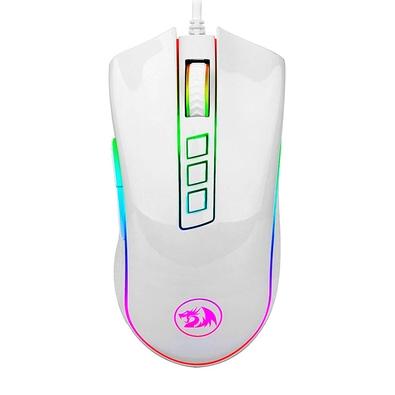 Mouse Gamer Redragon Cobra, RGB, 7 Botões, 10000DPI - M711W Branco