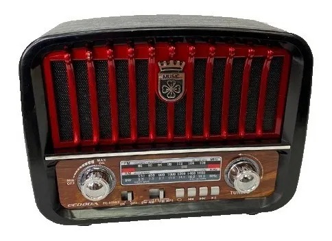 Rádio Retrô Bluetooth Fm/am/usb/sd Ecooda Ec-009bt