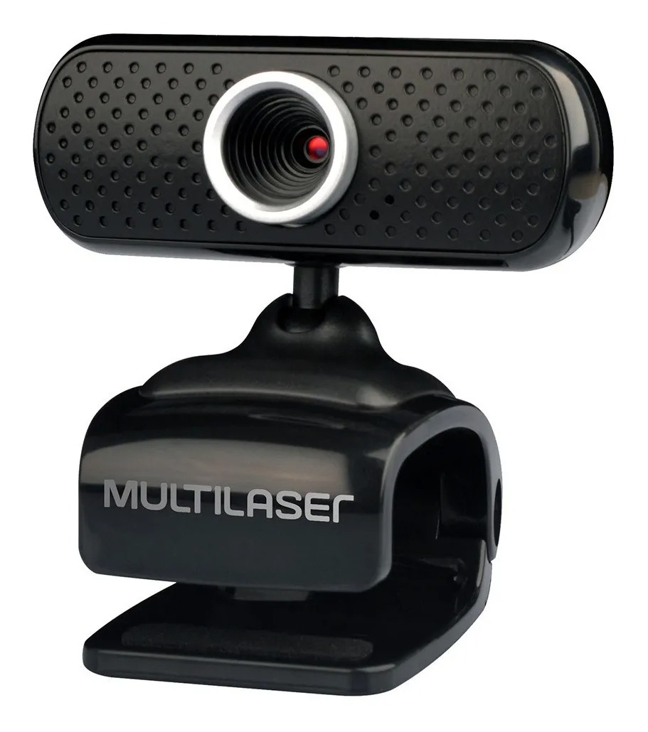 Webcam com Microfone 480P USB WC051 Plug e Play- Multilaser
