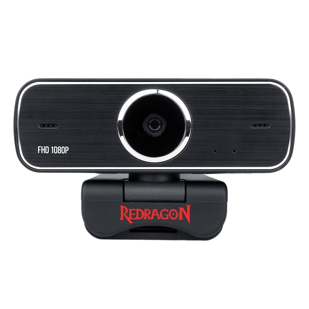 Webcam Streaming Redragon Hitman GW800 USB Full HD 1080P 30FPS C/ Foco Fixo
