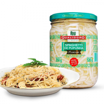 Espaguete de Palmito Pupunha Premium Zero (520g) - Qualidoro