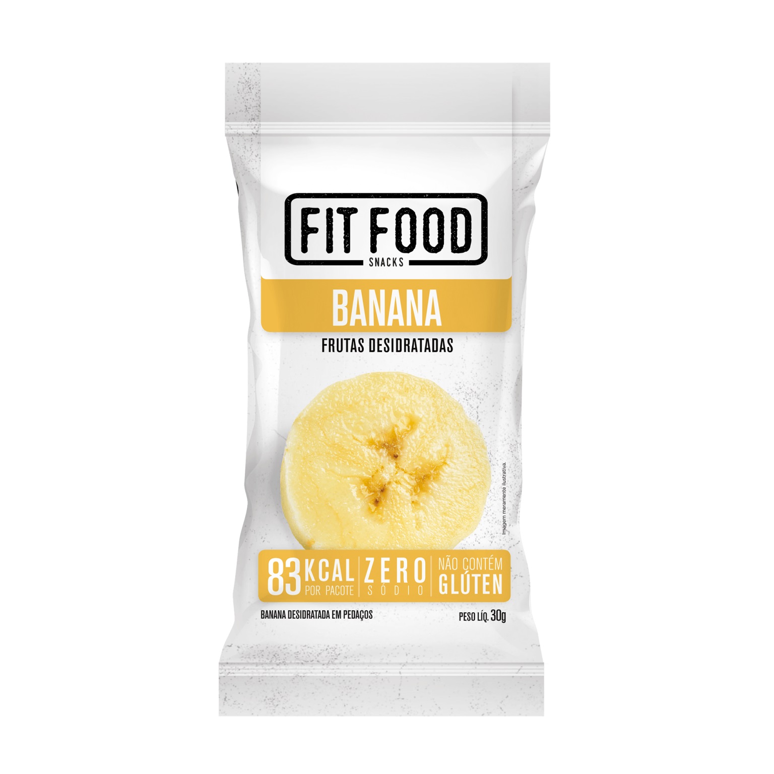 Banana Desidratada Snack (30g) - Fit Food