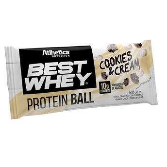 Best Whey Protein Ball Cookies N Cream (50g) - Atlhetica Nutrition