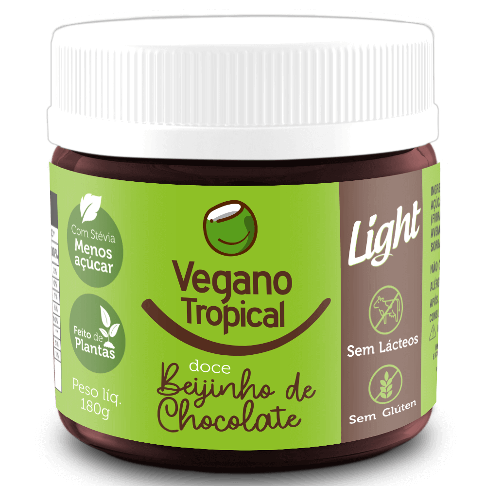 Doce Beijinho de Chocolate (180g) - Vegano Tropical