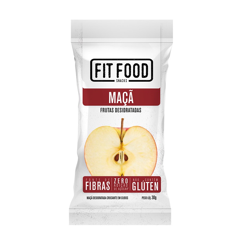 Maça Desidratada Snack (30g) - Fit Food