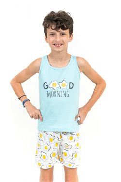 Pijama Regata Infantil Masculino - Ovo Good Morning
