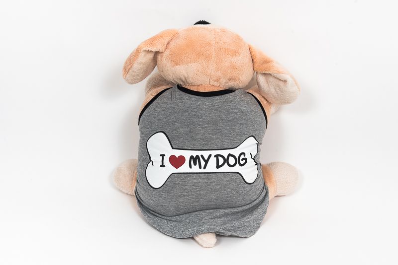 Roupinha Pet - I Love My Dog Ossinho - LAÇOS DE FITA PIJAMAS