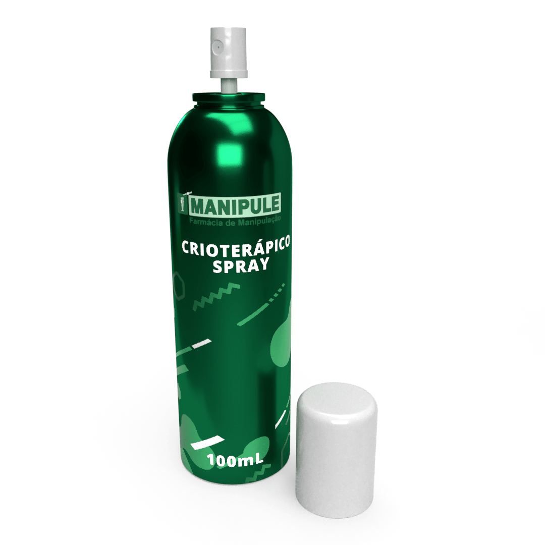 Spray Crioterápico - 100ml  - Manipule - Farmácia de Manipulação no ABC