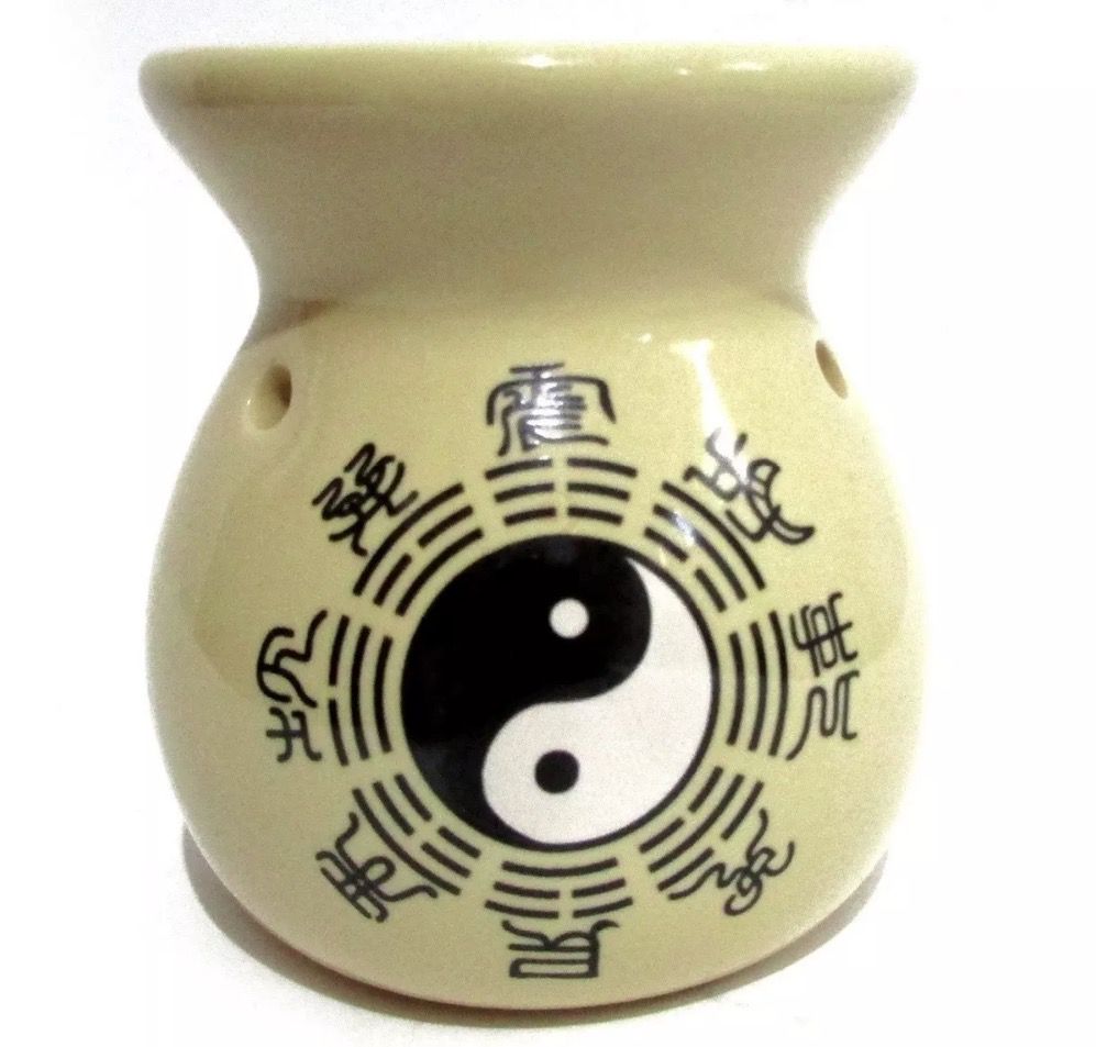 Aromatizador em Cerâmica Yin Yang (8cm)
