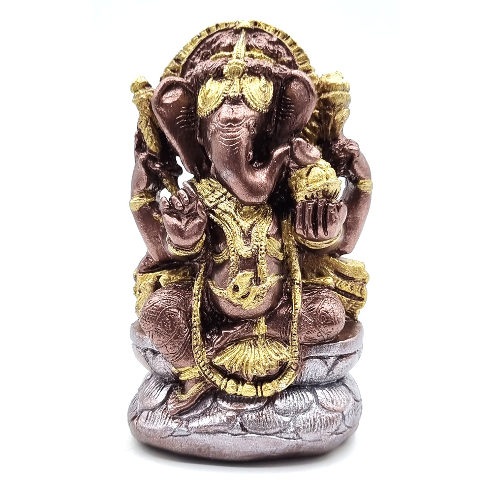 Estátua Ganesha Deus da Fortuna (15cm)