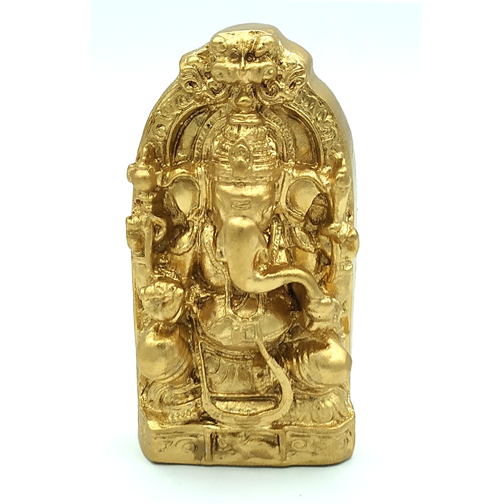 Mini Estátua Ganesha em Resina (9cm)