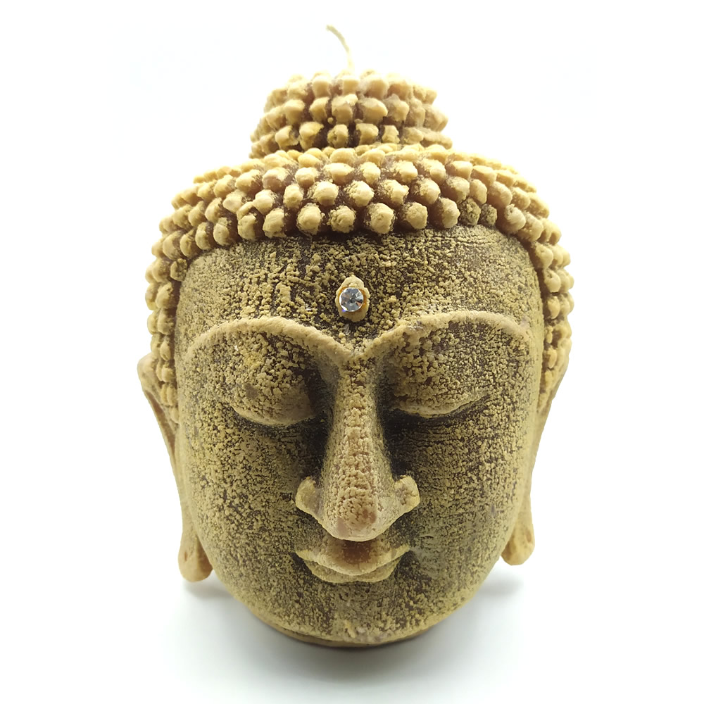 Vela Cabeça de Buda com Cristal Swarovski (22cm)