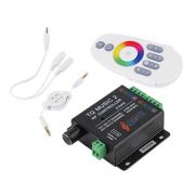 Controlador Touch RGB Modo Áudio 120W com controle + Fonte 10A
