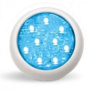 Iluminação Led Piscina 9w Branco ou Azul - LED Monocromático
