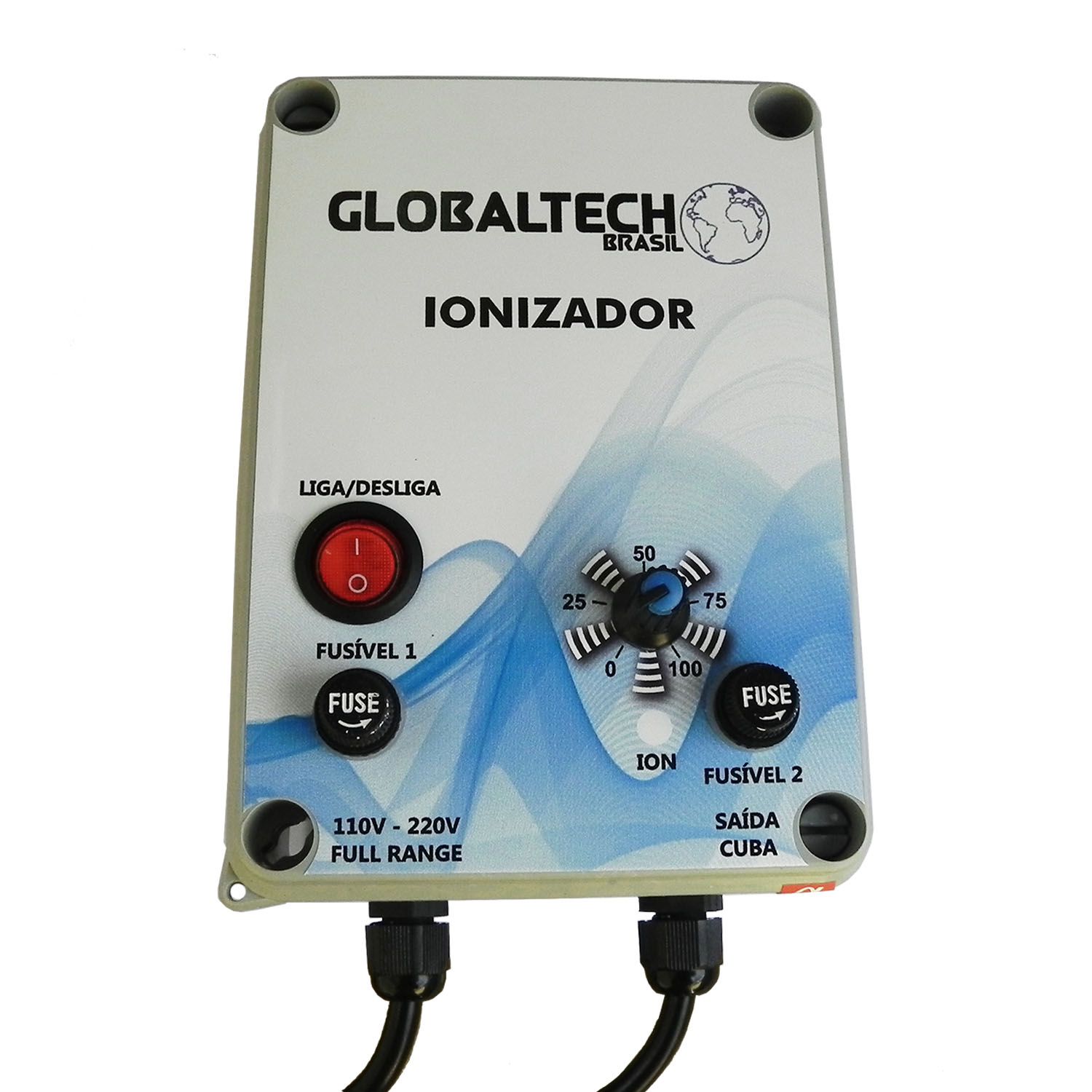 Ionizador Piscina GB até 100.000 L - Globaltech Brasil (4 eletrodos)