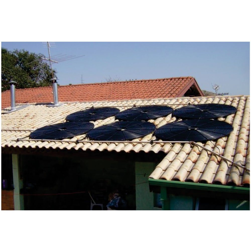 Placa Aquecedor Solar Piscina Girassol 40.000 L - 10 unidade