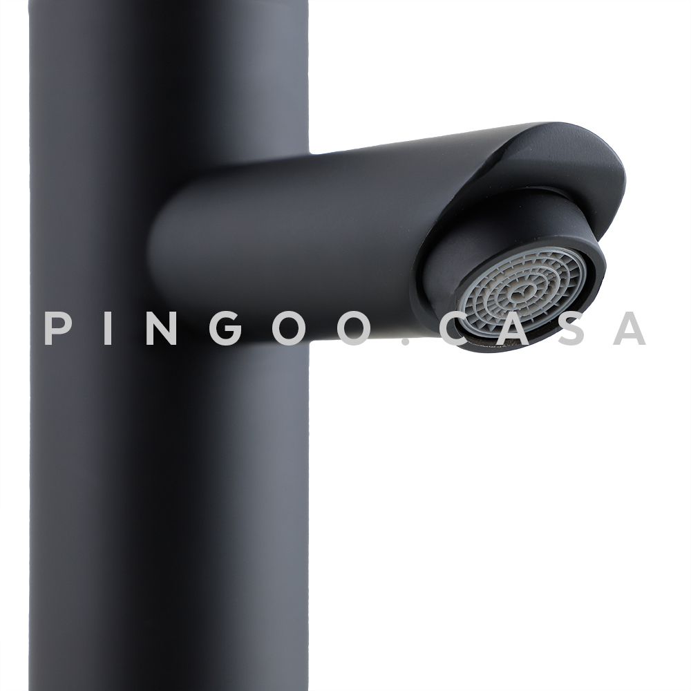 Torneira Para Banheiro Misturador Monocomando Alta Xingu Pingoo.casa - Preto